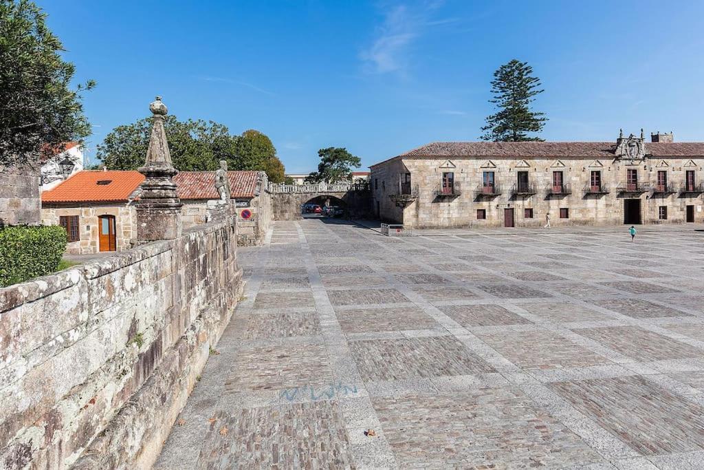 Apto Solpor, Terraza Y Parking Cambados Eksteriør billede